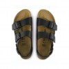 BIRKENSTOCK MILANO BIRKO-FLOR LEATHER 0034791 ΜΑΥΡΟ
