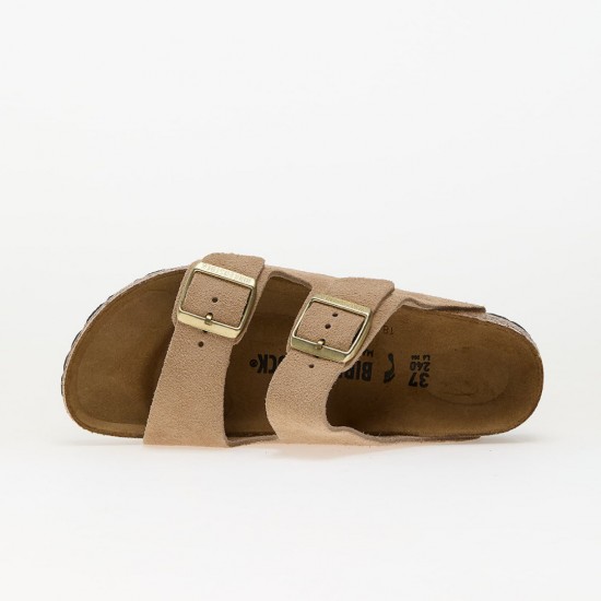 ΒIRKENSTOCK LEATHER ARIZONA LEVE SANDCASTLE 1029260 ΜΠΕΖ