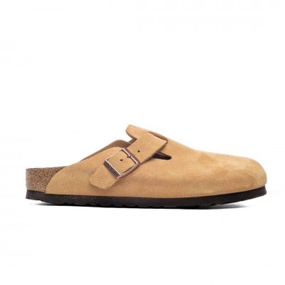 BIRKENSTOCK BOSTON LEVE LATTE 1026164 ΜΠΕΖ