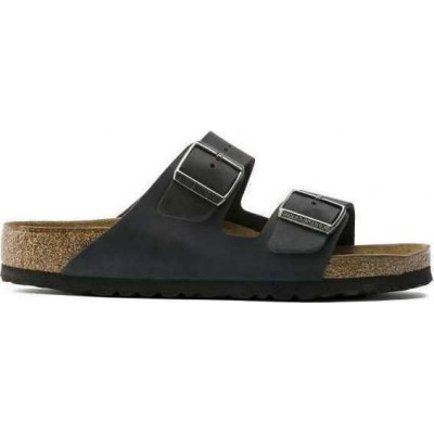 BIRKENSTOCK ARIZONA LEATHER 752481 ΜΑΥΡΟ