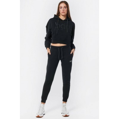 BODY ACTION RELAXED FIT JOGGER 021232 01 ΜΑΥΡΟ