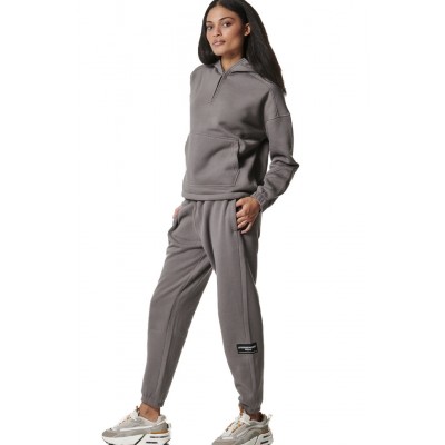 BODY ACTION HIGH WAIST PANTS 021442 ΓΚΡΙ 