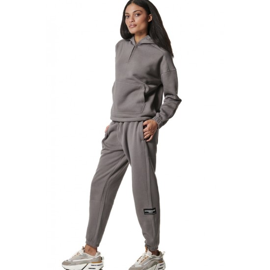 BODY ACTION HIGH WAIST PANTS 021442 ΓΚΡΙ 