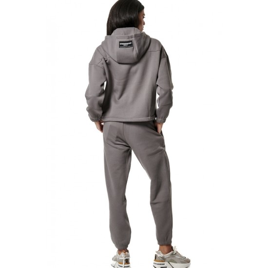 BODY ACTION HIGH WAIST PANTS 021442 ΓΚΡΙ 