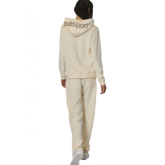 BODY ACTION BASIC VELOUR PANTS 021533 01 ΚΡΕΜ 021533