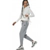 BODY ACTION FLEECE SKINNY 021534 01 ΓΚΡΙ 