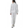 BODY ACTION FRENCE TERRY JOGGERS 021536 01 ΛΕΥΚΟ 