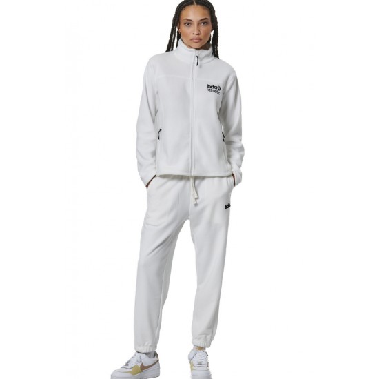 BODY ACTION FRENCE TERRY JOGGERS 021536 01 ΛΕΥΚΟ 