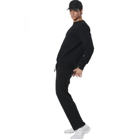 BODY ACTION ESSENTIAL PANTS 023529 01 ΜΑΥΡΟ