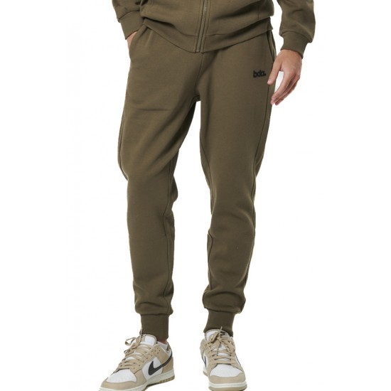 BODY ACTION FLEECE SPORTSTYLE JOGGERS 023530 01 ΧΑΚΙ