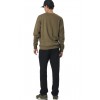 BODY ACTION FLEECE OPEN LEG SWEATPANTS 023531 01 ΜΑΥΡΟ 