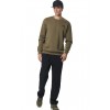 BODY ACTION FLEECE OPEN LEG SWEATPANTS 023531 01 ΜΑΥΡΟ 