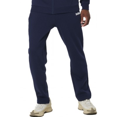 BODY ACTION FLEECE OPEN LEG SWEATPANTS 023531 01 ΜΠΛΕ 