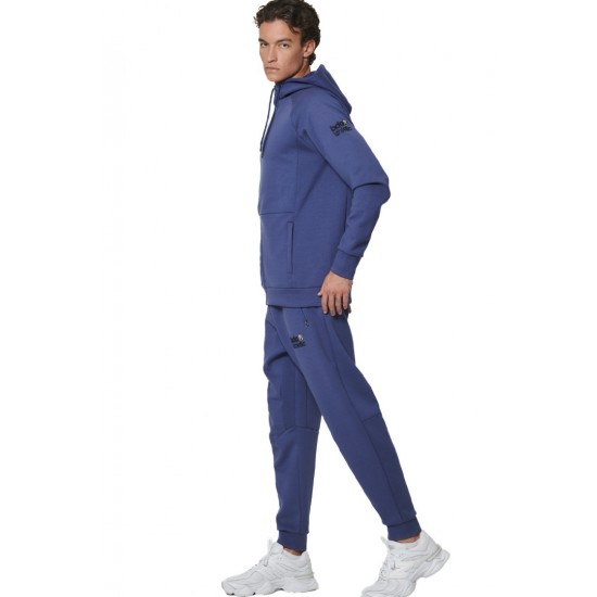 BODY ACTION SPORT GYM TECH JOGGERS 023532 01 ΜΠΛΕ