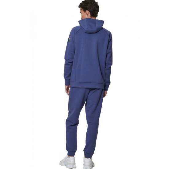 BODY ACTION SPORT GYM TECH JOGGERS 023532 01 ΜΠΛΕ