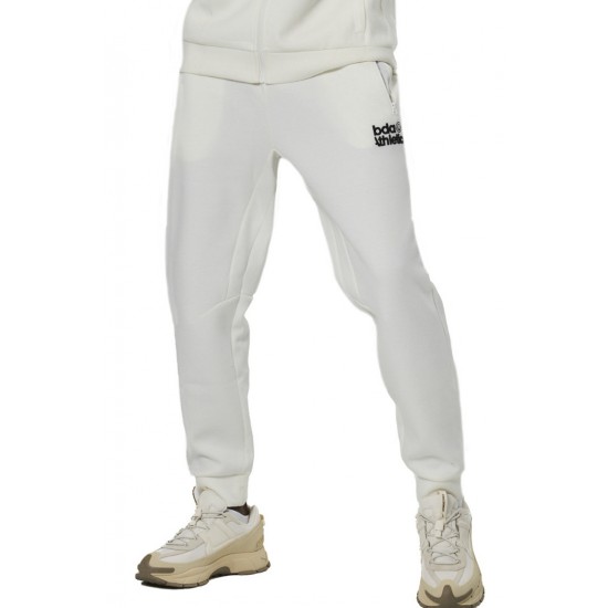 BODY ACTION SPORT GYM TECH JOGGERS 023532 01 ΛΕΥΚΟ 