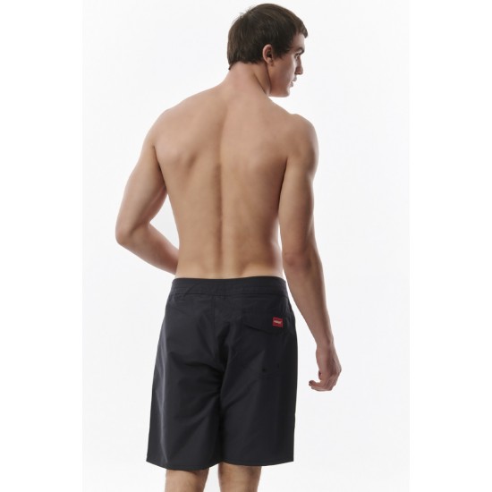 BODY ACTION SUEDE BOARD SHORTS 033333-01 ΜΑΥΡΟ