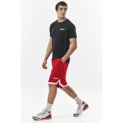 BODY ACTION ATHLETIC PERFORMANCE TSHIRT 053320-01 ΜΑΥΡΟ