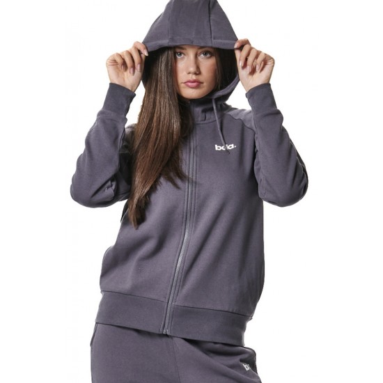 BODY ACTION FLEECE FULL ZIP HOODIE 071421 01 ΠΕΡΛΑ 
