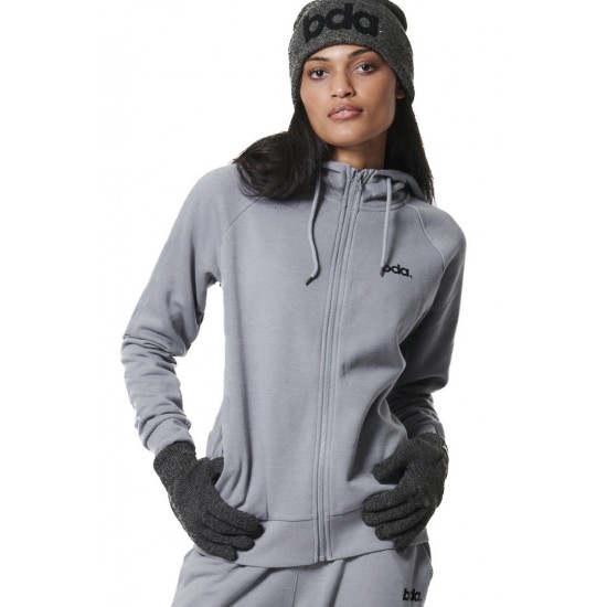 BODY ACTION FLEECE FULL ZIP HOODIE 071421 01 ΑΣΗΜΙ 