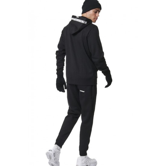 BODY ACTION FULL ZIPP HOODIE 073416 01 ΜΑΥΡΟ 