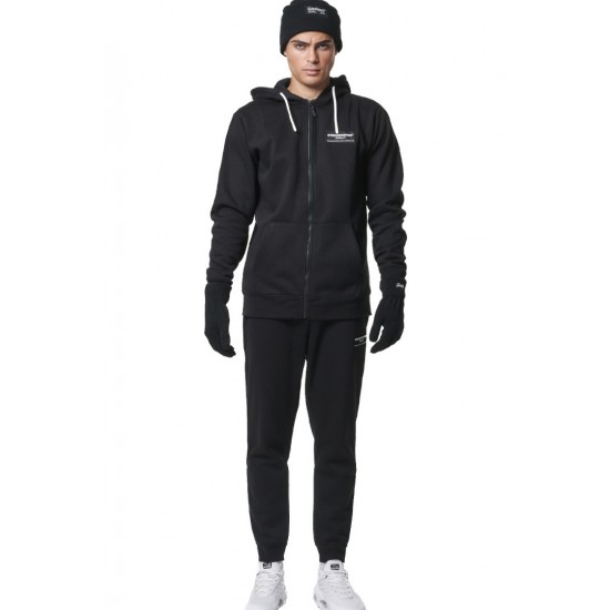 BODY ACTION FULL ZIPP HOODIE 073416 01 ΜΑΥΡΟ 
