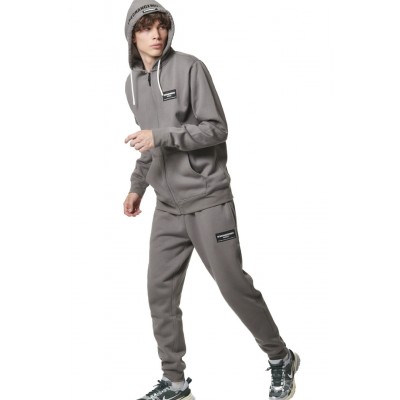 BODY ACTION FULL ZIPP HOODIE 073416 01 ΓΚΡΙ 