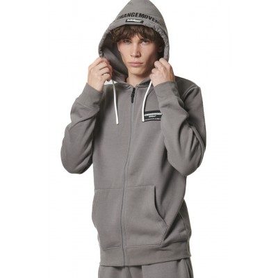 BODY ACTION FULL ZIPP HOODIE 073416 01 ΓΚΡΙ 
