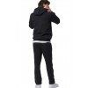 BODY ACTION FULL ZIP HOODIE 073419 01 ΜΑΥΡΟ 