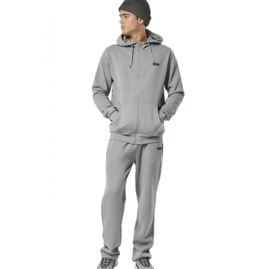 BODY ACTION FULL ZIP HOODIE 073419 01 ΓΚΡΙ 