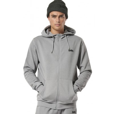 BODY ACTION FULL ZIP HOODIE 073419 01 ΓΚΡΙ 