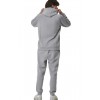 BODY ACTION TECH FLEECE ΖΑΚΕΤΑ ΜΕ ΚΟΥΚΟΥΛΑ 073420 01 ΑΣΗΜΙ ΓΚΡΙ 
