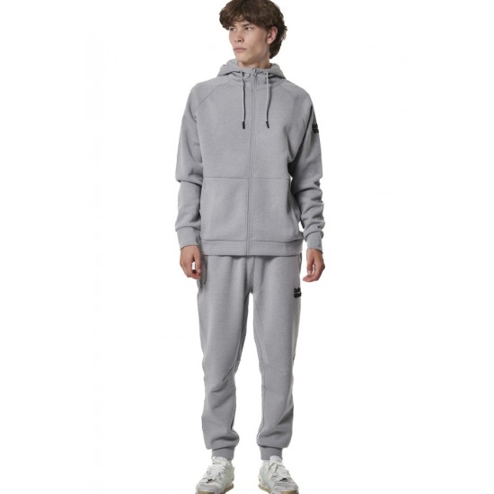 BODY ACTION TECH FLEECE ΖΑΚΕΤΑ ΜΕ ΚΟΥΚΟΥΛΑ 073420 01 ΑΣΗΜΙ ΓΚΡΙ 