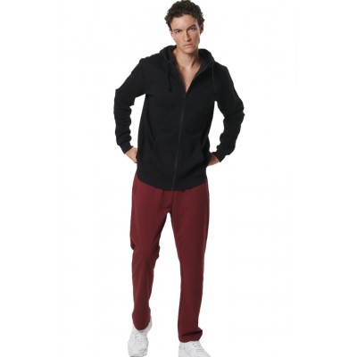 BODY ACTION FULL ZIP HOODIE 073520 01 ΜΑΥΡΟ 