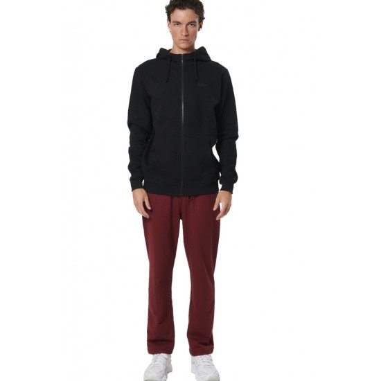 BODY ACTION FULL ZIP HOODIE 073520 01 ΜΑΥΡΟ 