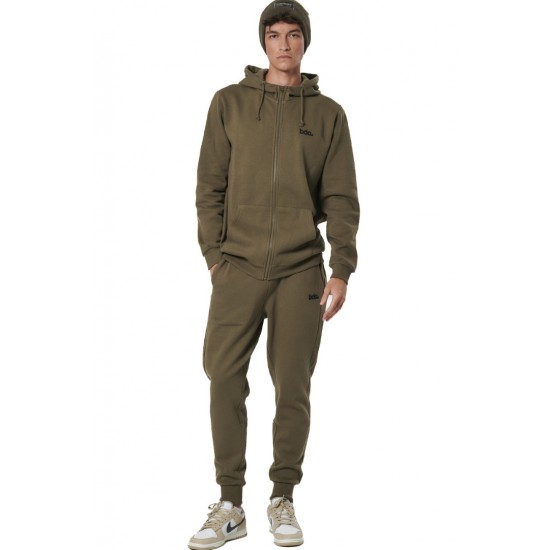 BODY ACTION FULL ZIP HOODIE 073520 01 ΧΑΚΙ