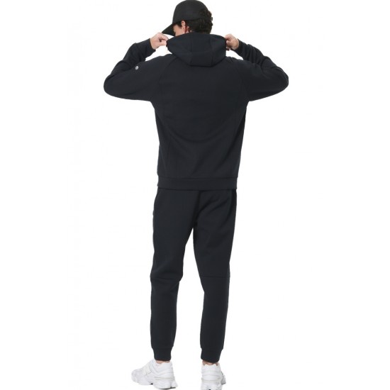 BODY ACTION TECH ZIP HOODIE 073521 01 ΜΑΥΡΟ 