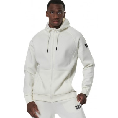 BODY ACTION TECH ZIP HOODIE 073521 01 ΛΕΥΚΟ 
