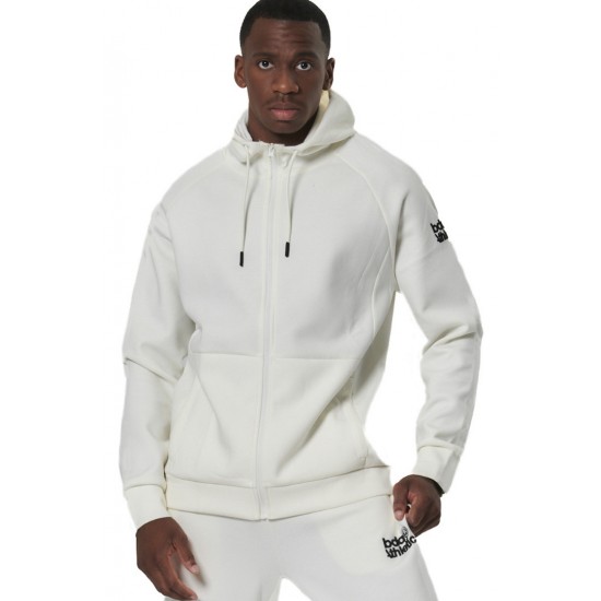 BODY ACTION TECH ZIP HOODIE 073521 01 ΛΕΥΚΟ 