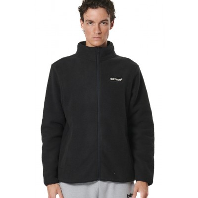 BODY ACTION SHERPA ΖΑΚΕΤΑ FLEECE 073526 01 ΜΑΥΡΟ 