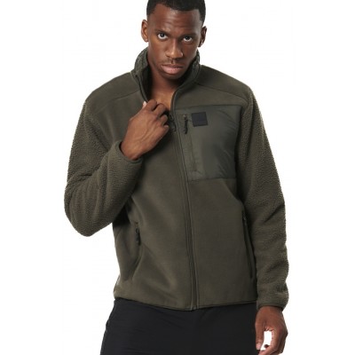BODY ACTION SHERPA FLEECE JACKET 073531 01 ΧΑΚΙ 