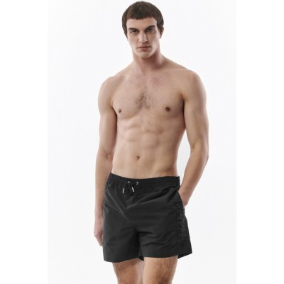 BODY ACTION MEDIUM LENGHT SWIM SHORTS 033332-01 ΜΑΥΡΟ