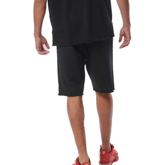 BODY ACTION SWEAT SHORTS 033417-01 ΜΑΥΡΟ