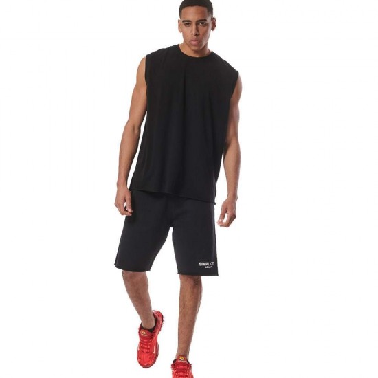 BODY ACTION SWEAT SHORTS 033417-01 ΜΑΥΡΟ