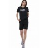 BODY ACTION LOGO T-SHIRT 051518-01 ΜΑΥΡΟ