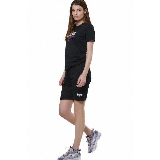 BODY ACTION LOGO T-SHIRT 051518-01 ΜΑΥΡΟ