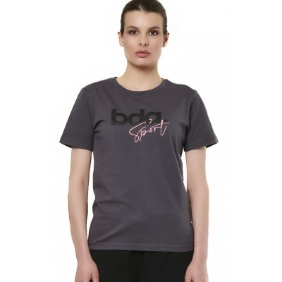 BODY ACTION LOGO T-SHIRT 051518-01 ΓΚΡΙ