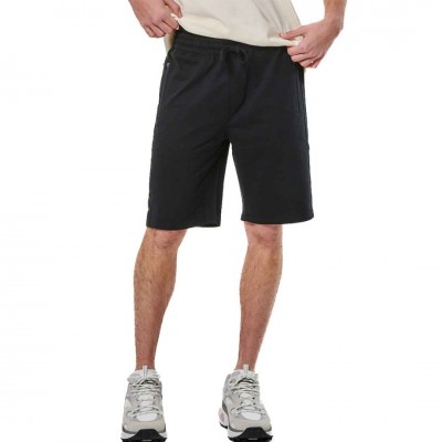 BODY ACTION ESSENTIAL FRENCH TERRY PANTS 033516-01 ΜΑΥΡΟ