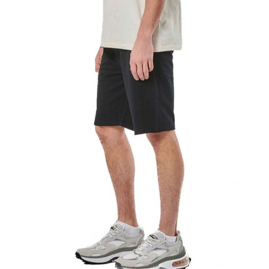 BODY ACTION ESSENTIAL FRENCH TERRY PANTS 033516-01 ΜΑΥΡΟ