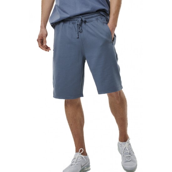 BODY ACTION ESSENTIAL FRENCH TERRY PANTS 033516-01 ΜΠΛΕ